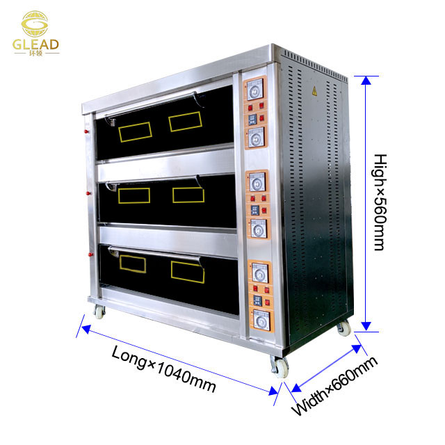 Hornea sin esfuerzo con un horno de panadería comercial duradero para profesionales de la panadería 0