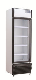 escaparate refrigerado supermercado vertical de cristal del refrigerador de la exhibición de la bebida de la puerta 465L