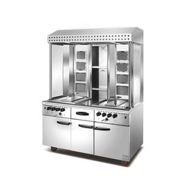 Gas de cocinar comercial Shawarma de la panadería del equipo del restaurante que hace la máquina con el gabinete