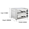 Cocina Combi Pizza horno de túnel eléctrico al aire libre para pan casero panadería Micro Headlinght Cooker