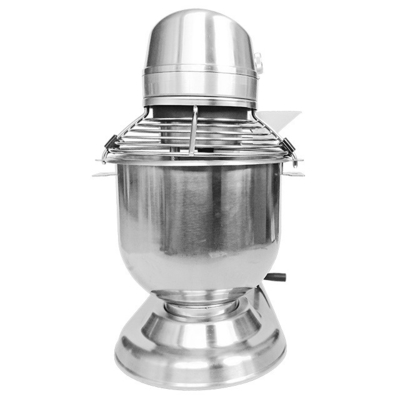 Mezclador de alimentos planetario de 5L, 7L, 10L, 20L, 30L, tazón de panadería comercial, gancho de elevación, látigo, batidor plano de acero inoxidable