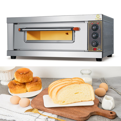 Cocina de pavo eléctrica de gas de combinación con máquina de hornear de calefacción Horno de pizza de pan de panadería
