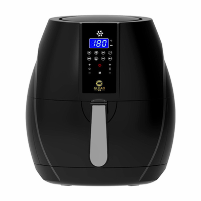 Equipo de cocina de cocina de 1200w negro Freidora de aire de alto rendimiento