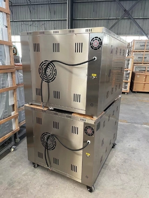 5 bandeja de acero inoxidable de color horno de horneado comercial horno de convección dispositivo de calefacción eléctrica / de gas