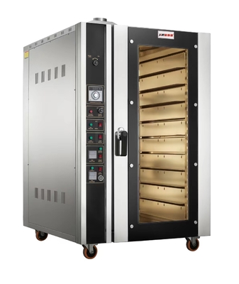 Oven de horneado comercial de acero inoxidable Oven de convección 10 bandejas Productividad eléctrica GLP/gas natural