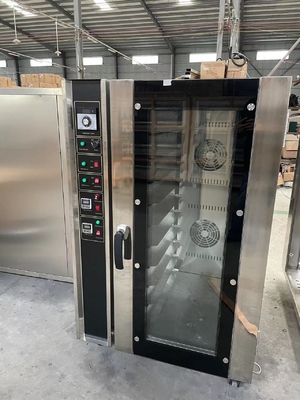 Oven de horneado comercial de acero inoxidable Oven de convección 10 bandejas Productividad eléctrica GLP/gas natural