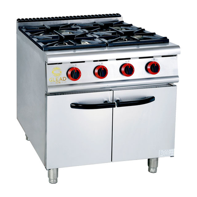 Equipo de cocina para restaurantes de acero inoxidable Gas natural/gás licuado con consumo de 4,15/5,85 kg/h