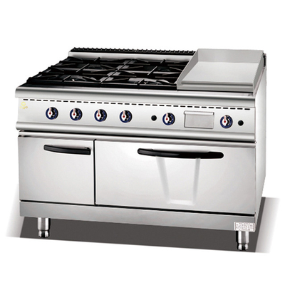 Equipo de cocina de cocina comercial de uso pesado - NG/GPL 3.95/5.66Kg/h R13/4 Conexión de gas