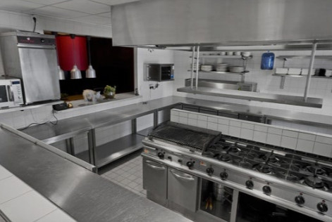 Equipo de cocina de gas de acero inoxidable para restaurantes GL-RS-4G NG/LPG 3.95/5.66Kg/h