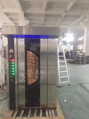 Productividad JYMX-64Q Equipo de horno rotativo de horno eléctrico/gas/diésel para pizza/pan