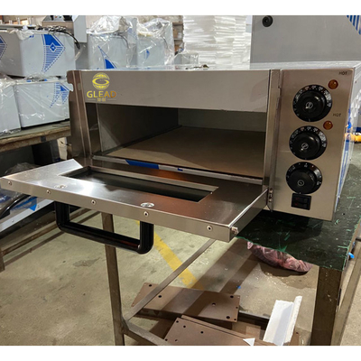 Productividad ZH-1M Equipo de panadería comercial Horno para pizza y pan 2KW 220-240V/50Hz-60Hz