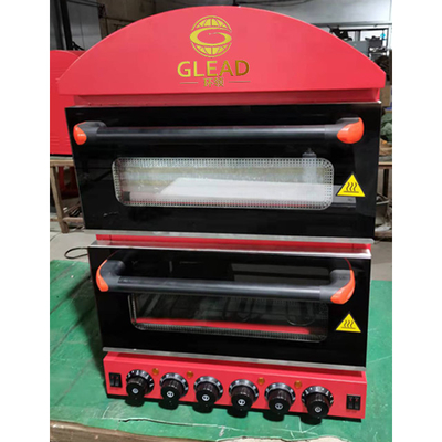 Productividad Equipo de horneado comercial Máquina para hacer pan de pizza 4kw 220-240V/50Hz-60Hz