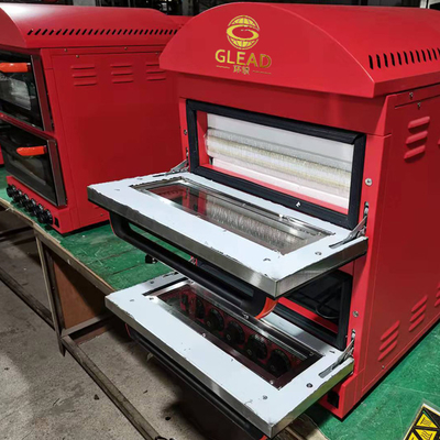 Productividad Equipo de horneado comercial Máquina para hacer pan de pizza 4kw 220-240V/50Hz-60Hz