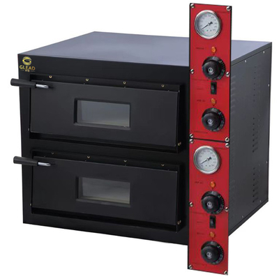 Horno eléctrico de pizzas y panes PZ-02 de acero inoxidable Equipo comercial 220-240V/50Hz-60Hz 8.4kw de potencia