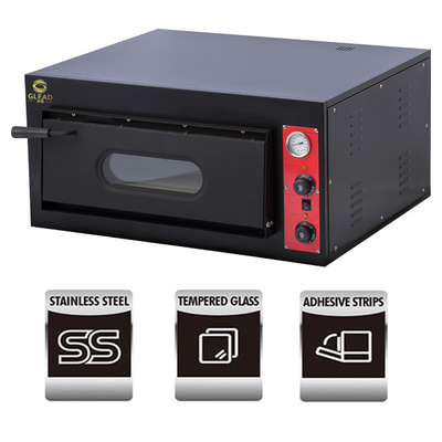 Equipo de horneado comercial de 1 capa para panadería/restaurante/hotel 890*800*430 mm