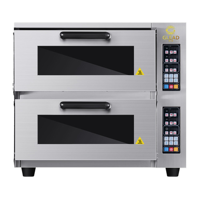 Equipo de cocción de pizza/pan de 2 capas con pintura 220-240V 50HZ