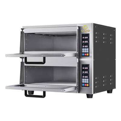 Equipo de cocción de pizza/pan de 2 capas con pintura 220-240V 50HZ