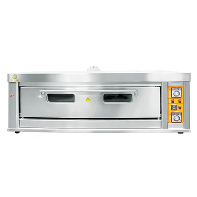 Productividad 2 capas Equipo de horneado eléctrico de 5kw Potencia A Pizza / horno de pan