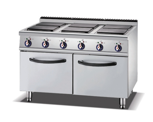 Control digital Gas Restaurante Equipo de cocina bandejas de plato liso completo 220-240V Plata Blanco