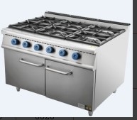 Equipo de cocina de acero inoxidable GL-RS-6 NG/LPG 3.95/5.66Kg/h Consumo de gas