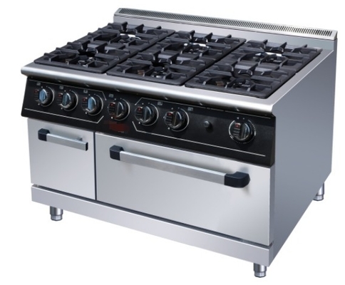 Equipo de cocina de acero inoxidable GL-RS-6 NG/LPG 3.95/5.66Kg/h Consumo de gas