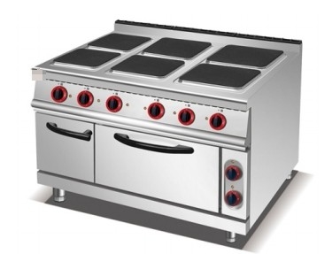 Equipo de cocina eléctrica / Equipo de cocina de comida rápida GL-TT-6 29KW Potencia 176kg Peso