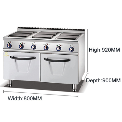GL-TT-6 Equipo de cocina eléctrico para cocinas comerciales de acero inoxidable