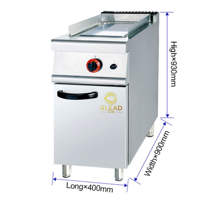 330x580x20 Tamaño de plato de parrillado Equipo de cocina de cocina comercial para energía de GLP/GNL