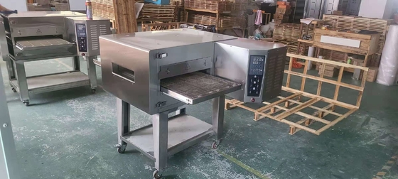 Horno de pizza para hornear con GLP 3N-380V/50Hz Equipo comercial con base de mármol