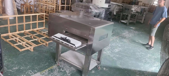Horno de pizza para hornear con GLP 3N-380V/50Hz Equipo comercial con base de mármol