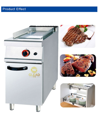 330x580x20 Tamaño de plato de parrillado Equipo de cocina de cocina comercial para energía de GLP/GNL