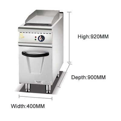 Equipo de cocina de gas de acero inoxidable GL-RG-1200 18 de potencia