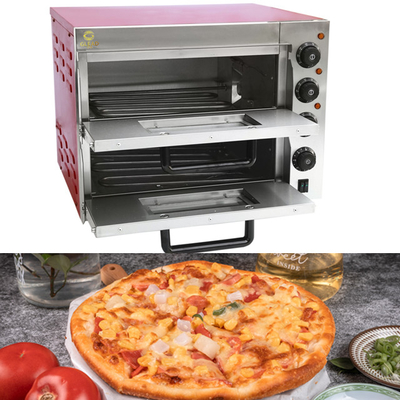 Horno de horneado comercial eléctrico Base de mármol/acero inoxidable 3kw Potencia 0-350°C Temperatura