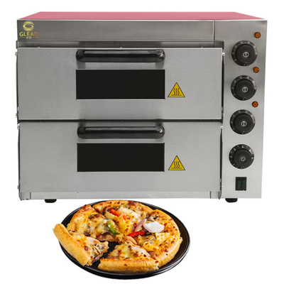 Horno de horneado comercial eléctrico Base de mármol/acero inoxidable 3kw Potencia 0-350°C Temperatura