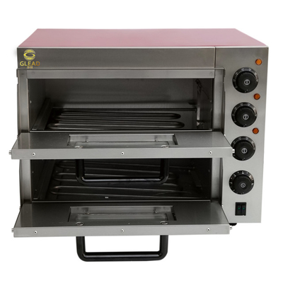 Horno de horneado comercial eléctrico Base de mármol/acero inoxidable 3kw Potencia 0-350°C Temperatura