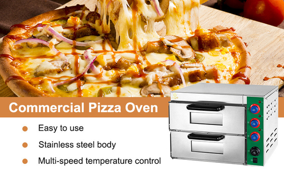 Equipo de horneado comercial para pizzería Temperatura 50-350C Dimensión de contorno 560*556*435mm