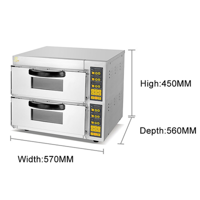 Máquinas de panadería y pastelería para pizzería con control de temperatura