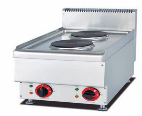 Cocina de gas de trabajo pesado estufa de suelo de acero inoxidable de 52 kg Equipo de cocina de panadería comercial