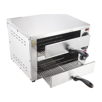 Horno eléctrico de pizza de 16 pulgadas 2460W Equipo de horneado 220V Modelo comercial