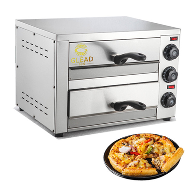 Horno eléctrico de pizza de 16 pulgadas 2460W Equipo de horneado 220V Modelo comercial
