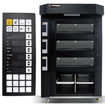 Capacidad Equipo de horneado eléctrico de 6 bandejas Horno comercial 20.7kw Potencia 380V 50HZ
