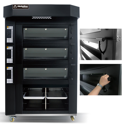 Horno eléctrico para la cocción de pizza comercial de 6 bandejas Capacidad 20.7kw Potencia 380V Voltagem