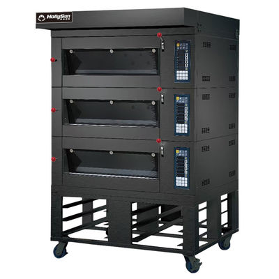 Capacidad Horno eléctrico para hornear pizza 20.7kw Equipo comercial 6 bandejas 380V 50HZ