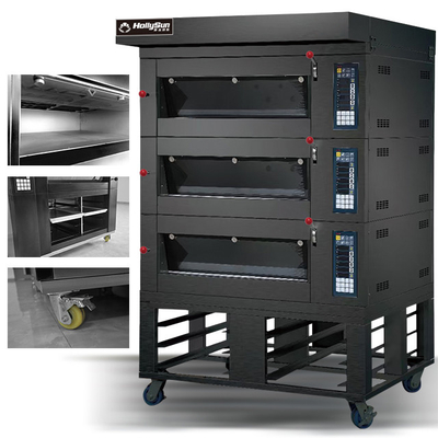 Eficiencia Horno eléctrico para hornear pizza 20,7kw 380V Equipo de cocina comercial