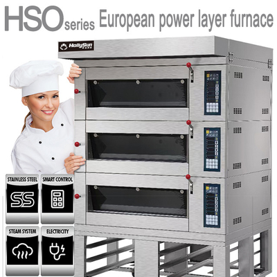 Eficiencia Horno eléctrico para hornear pizza 20,7kw 380V Equipo de cocina comercial