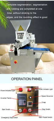 Línea de producción automática de galletas de acero inoxidable 15-600 g Peso redondeado 8000 pcs/hora Producción