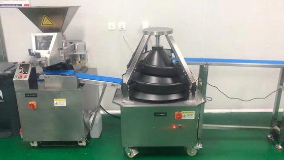 Línea de producción de panadería automática de 600 g máquina redondeadora de masa cónica
