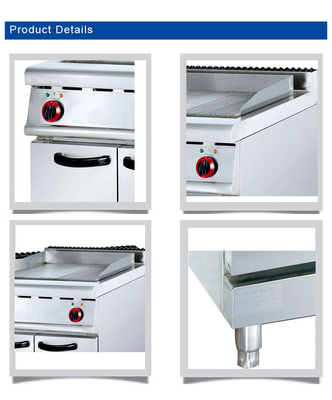 Equipo de cocina eléctrico de 5 kW para restaurantes para la producción de alimentos en volumen