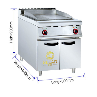 12.5kw Equipo de cocina eléctrico para restaurantes 220V-380V/50hz-60hz Tensión 214kg Peso
