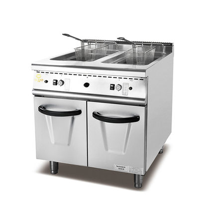 Equipo de cocina para restaurantes GL-RC-2 con tanque de aceite de 267x365 mm y fuente de alimentación de GLP/GN 31
